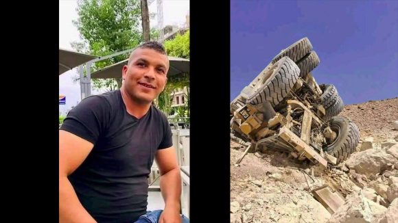 00 اتحاد الشغل ينعى عبد القادر ذياب، توفي في حادث انقلاب الشاحنة التي كان يقودها
