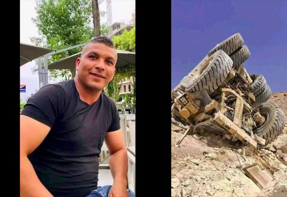 اتحاد الشغل ينعى عبد القادر ذياب، توفي في حادث انقلاب الشاحنة التي كان يقودها