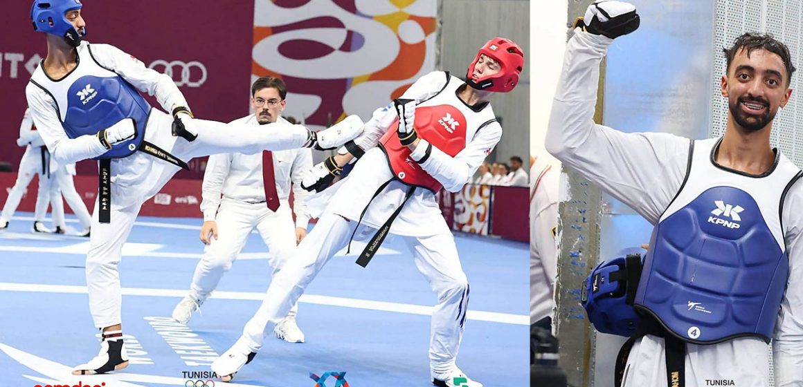 التايكواندو في الألعاب المتوسطية تارانتو إيطاليا 26: فضية للبطل الاولمبي خليل الجندوبي