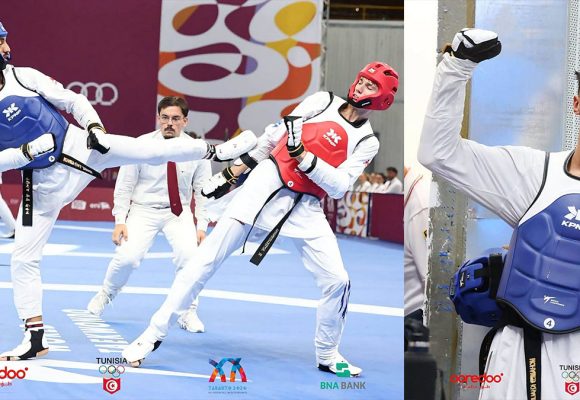التايكواندو في الألعاب المتوسطية تارانتو إيطاليا 26: فضية للبطل الاولمبي خليل الجندوبي