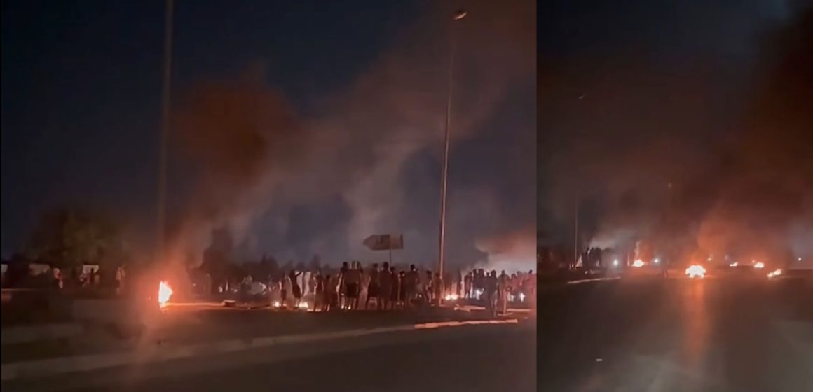 نابل: احتجاجات ليلية على مستوى طريق الحزامية دارشعبان الفهري (فيديو)