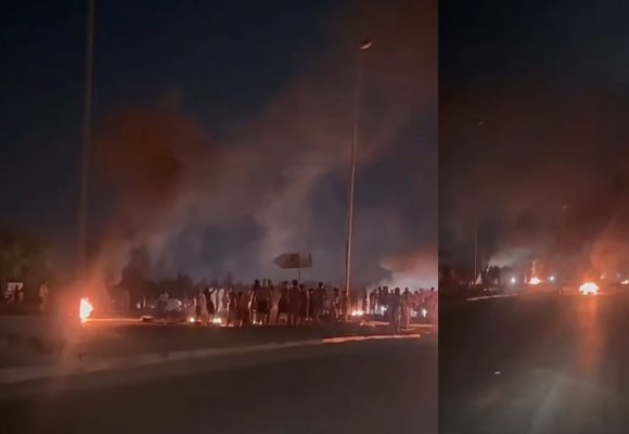 نابل: احتجاجات ليلية على مستوى طريق الحزامية دارشعبان الفهري (فيديو)