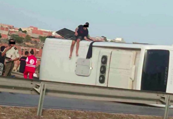 متداول: حادث مرور بالطريق السيارة سوسة-تونس