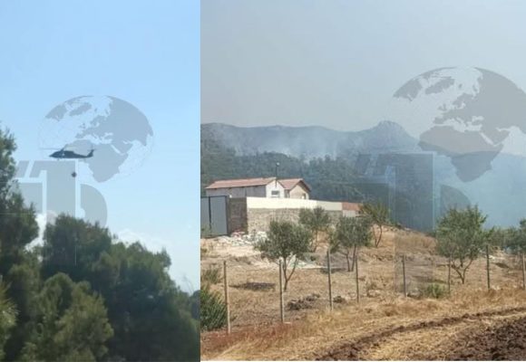 سليانة: طائرتان عسكريتان تساهم في السيطرة على حريق جبل مرقب بالكريب