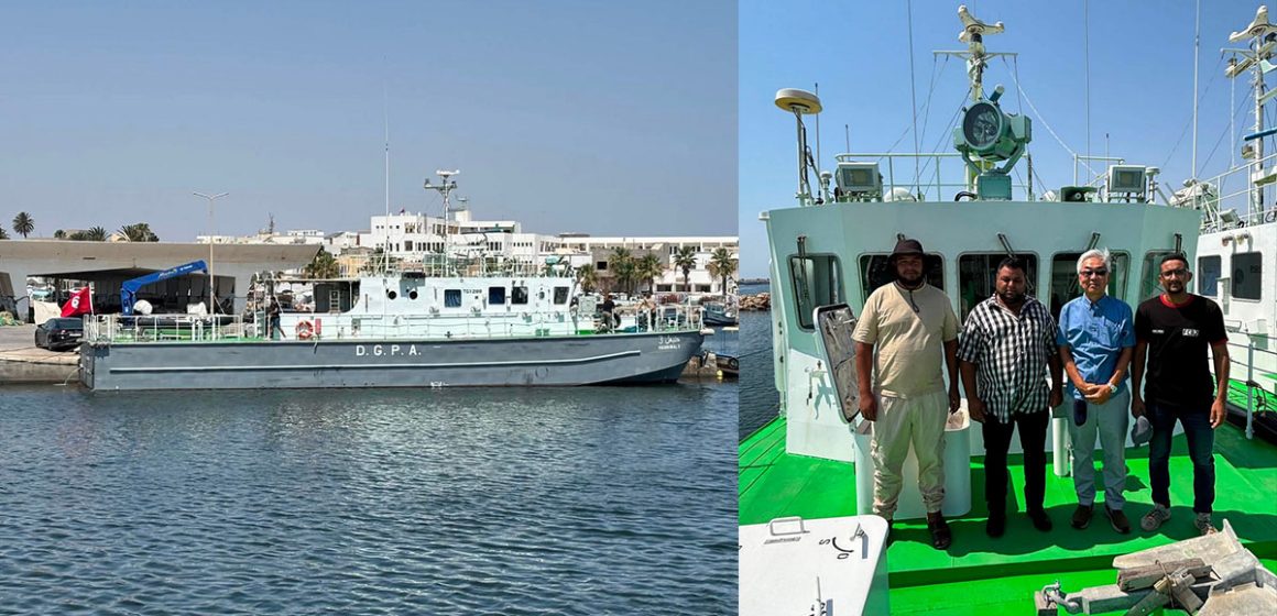 00 المهدية: سفير اليابان يزور الميناء للإطلاع على سفن مراقبة الصيد، هدية بلاده الى تونس في 2024