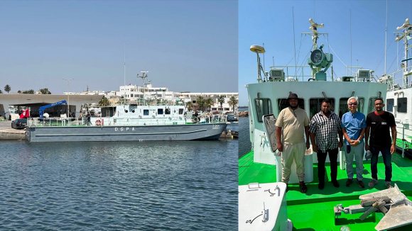 00 المهدية: سفير اليابان يزور الميناء للإطلاع على سفن مراقبة الصيد، هدية بلاده الى تونس في 2024