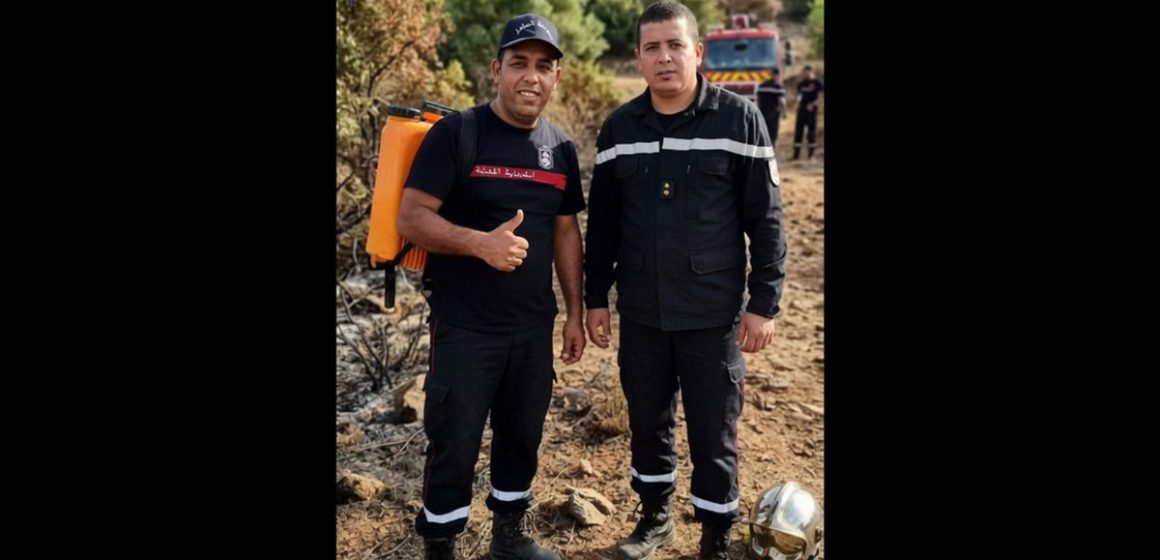 كانا في مواجهة النيران بجهة الكاف، وفاة عوني الحماية المدنية في حادث مرور