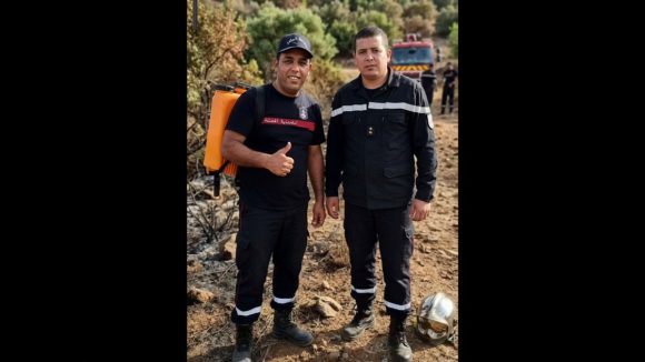 كانا في مواجهة النيران بجهة الكاف، وفاة عوني الحماية المدنية في حادث مرور