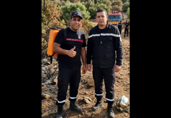 كانا في مواجهة النيران بجهة الكاف، وفاة عوني الحماية المدنية في حادث مرور