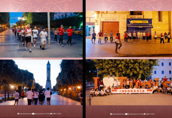 في الذكرى الـ81 لاستقلال إندونيسيا، سفارتها بتونس تنظم Merdeka Summer Run بالعاصمة