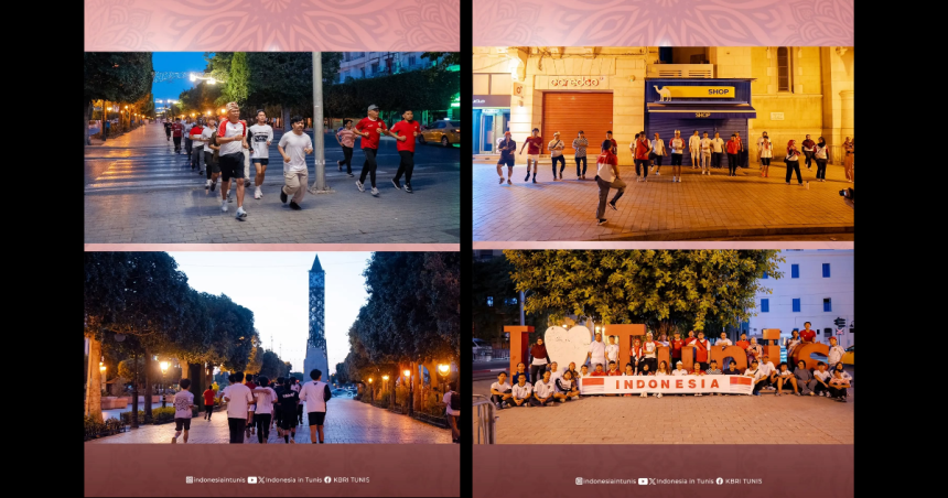 في الذكرى الـ81 لاستقلال إندونيسيا، سفارتها بتونس تنظم Merdeka Summer Run بالعاصمة