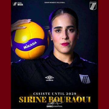 سيرين بوراوي النادي الصفاقسي يمضي مع سيرين بوراوي لاعبة الكرة الطائرة لمدة 3 مواسم