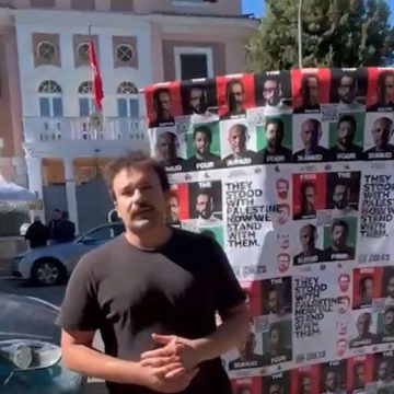 00 الكرباعي: تنديدا باعتقال مناضلي الصمود و مسانديهم، تونسيون يحتجون أمام السفارة بروما (فيديو)
