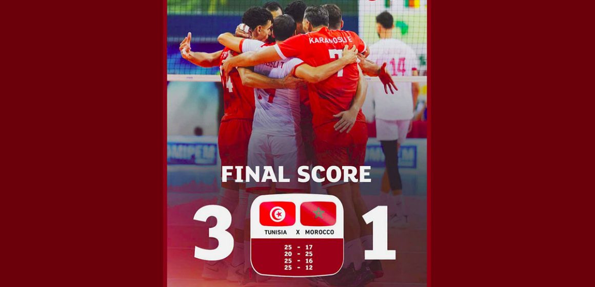 00 كرة الطائرة: المنتخب الوطني يفوز على نظيره المغربي و يضمن مشاركته في بطولة العالم بولندا 27