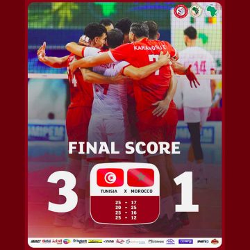 كرة الطائرة: المنتخب الوطني يفوز على نظيره المغربي و يضمن مشاركته في بطولة العالم بولندا 27