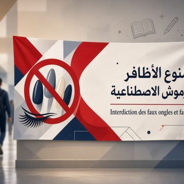 00 صفحة ليسينا تنقل فيديو لأستاذة تؤكد على منع الأظافر و الرموش الاصطناعية بالقسم