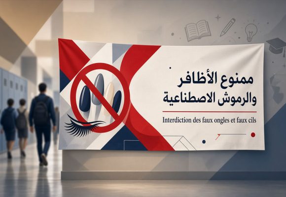 صفحة ليسينا تنقل فيديو لأستاذة تؤكد على منع الأظافر و الرموش الاصطناعية بالقسم
