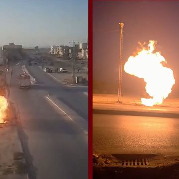 أريانة: تسرب غاز البرارجة طريق قلعة الاندلس (فيديو)