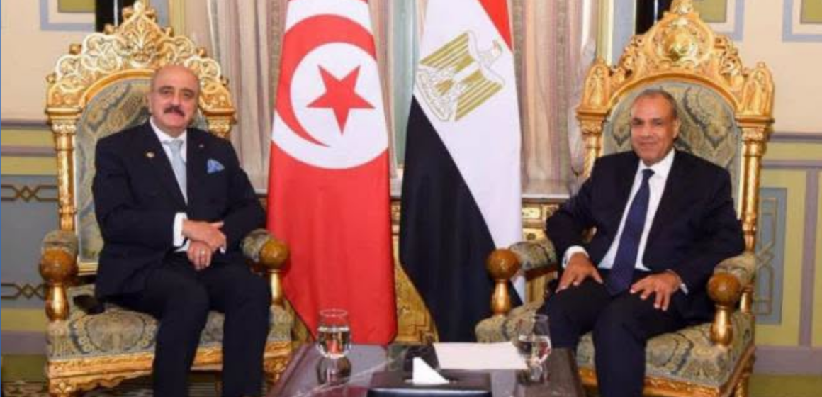 Egy TUN أول لقاء لوزير الشؤون الخارجية التونسي مع نظيره المصري