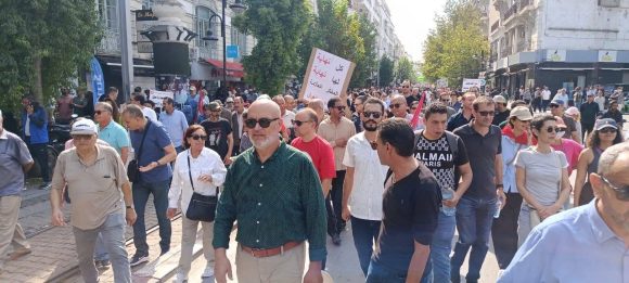 حزب الوطد غير التابع لمنجي الرحوي شارك في مسيرة 17\10\26 (صور)
