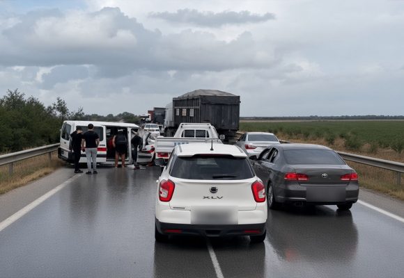الطريق السيارة أ سوسة- تونس: إصابات في حادث مرور وغلق جزئي للطريق (فيديو)