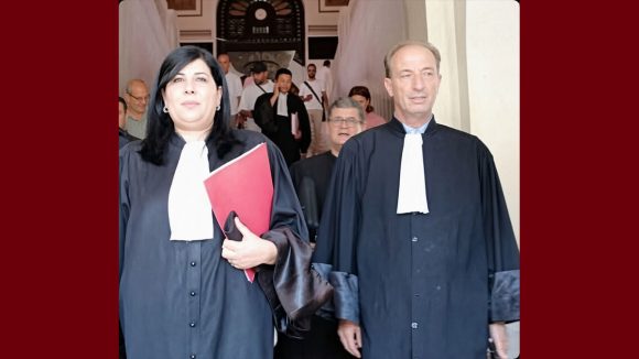 المحامي علي البجاوي الدائرة الاستعجالية توقف أشغال حزب الدستوري الحر، الأستاذ علي البجاوي يعلق