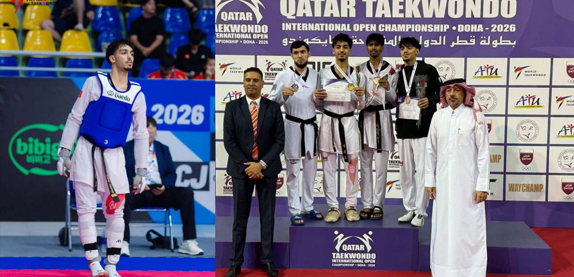 00 دورة قطر الدولية للتايكوندو-أكابر: التونسي آدم السالمي يفوز بذهبية دولية جديدة