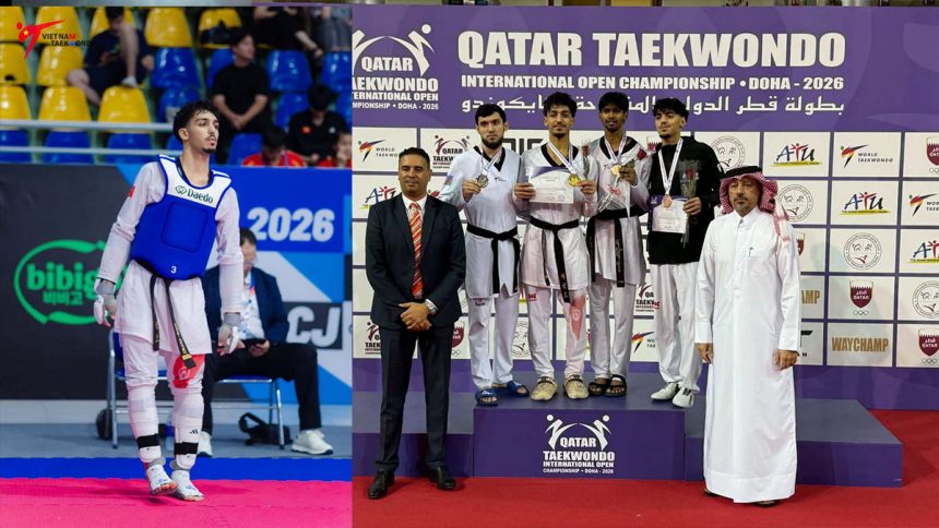 00 دورة قطر الدولية للتايكوندو-أكابر: التونسي آدم السالمي يفوز بذهبية دولية جديدة