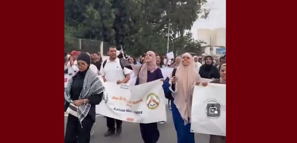 صفاقس: مسيرة طلابية احتجاجية بسبب تجاهل المطالب المتعلّقة بالصحة (فيديو)