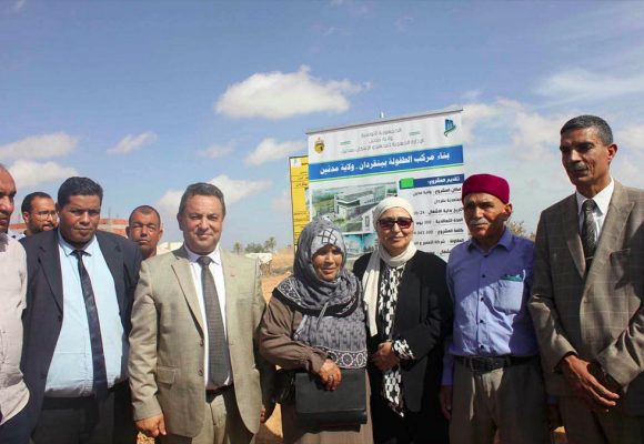 إعطاء إشارة انطلاق إنجاز مركب طفولة جديد ببن قردان