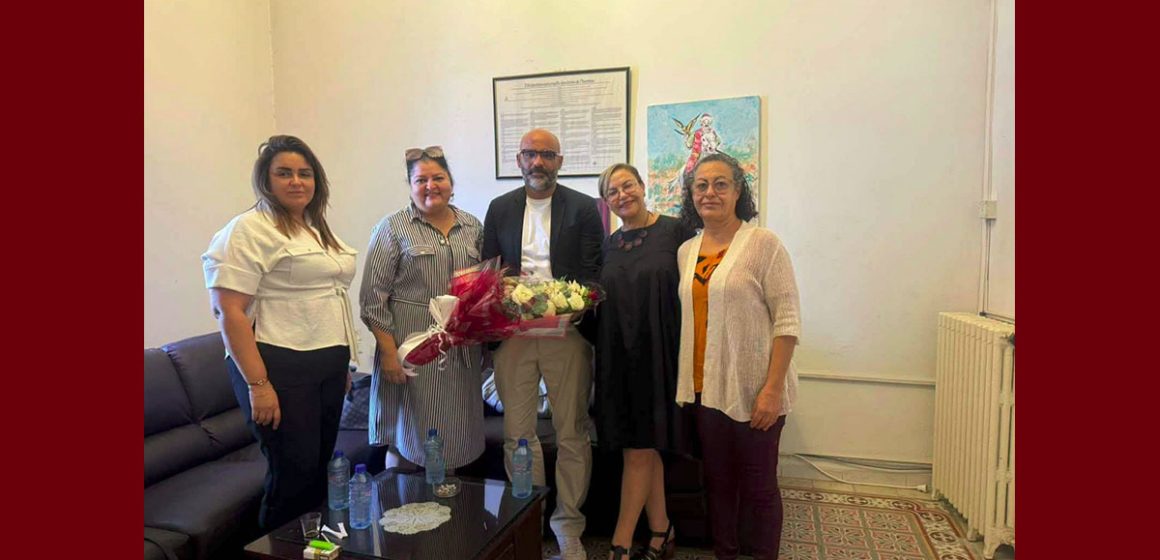النساء الديمقراطيات في زيارة تهنئة بمناسبة انتخاب مكتب تنفيذي جديد لنقابة الصحفيين