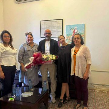 النساء الديمقراطيات في زيارة تهنئة بمناسبة انتخاب مكتب تنفيذي جديد لنقابة الصحفيين