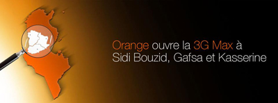 Orange Tunisie étend son réseau 3G Max à Sidi Bouzid, Gafsa et Kasserine