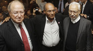 Ben Jaafar Marzouki Ghannouchi 