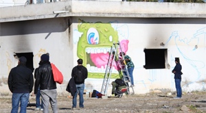 Tunisie : Vertige Graffik fait vivre les murs de Tunis TGM