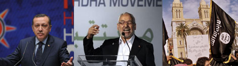 AKP Ghannouchi Salafistes