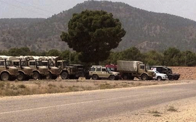 Armée déployée à Jebel Chaambi