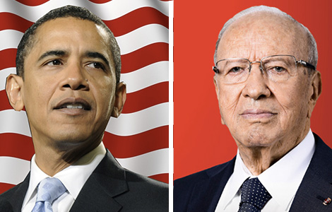 Barack Obama et Caid Essebsi 