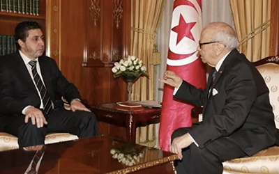 Beji Caid Essebsi et Khalifa Mohamed Gouil