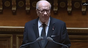 Caid Essebsi au Sénat Francais