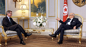 Caid Essebsi et Berbardino Leon