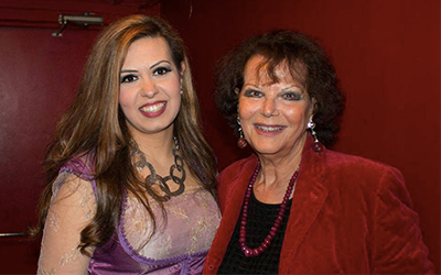 Syrine Ben Moussa et Claudia Cardinale