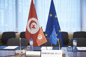 Tunisie Union Européenne Drapeaux