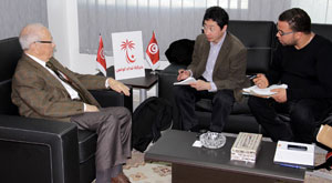 Tunisie : Interview de Béji Caïd Essebsi quotidien japonais ‘‘Yomiuri Shinbun’’