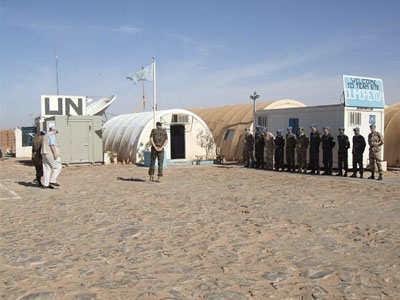 Camp du Minurso au Sahara occidental