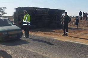 Accident camion militaire