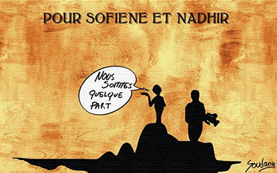 Pour Sofiane et Nadhir Caricature