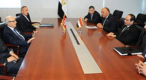 Entretien Caid Essebsi Al Sissi
