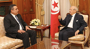 Mehdi Jomaa et Beji Caid Essebsi