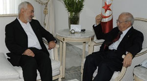 Rached Ghannouchi Caid Essebsi